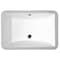 Anzzi Pegasus 21" Ceramic Undermount Sink Basin in White LS-AZ107 - alternate 1